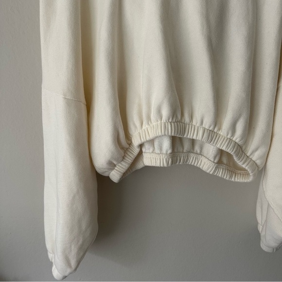 Donni Vintage Cropped Sweatshirt - Cream Large - Picture 4 of 9